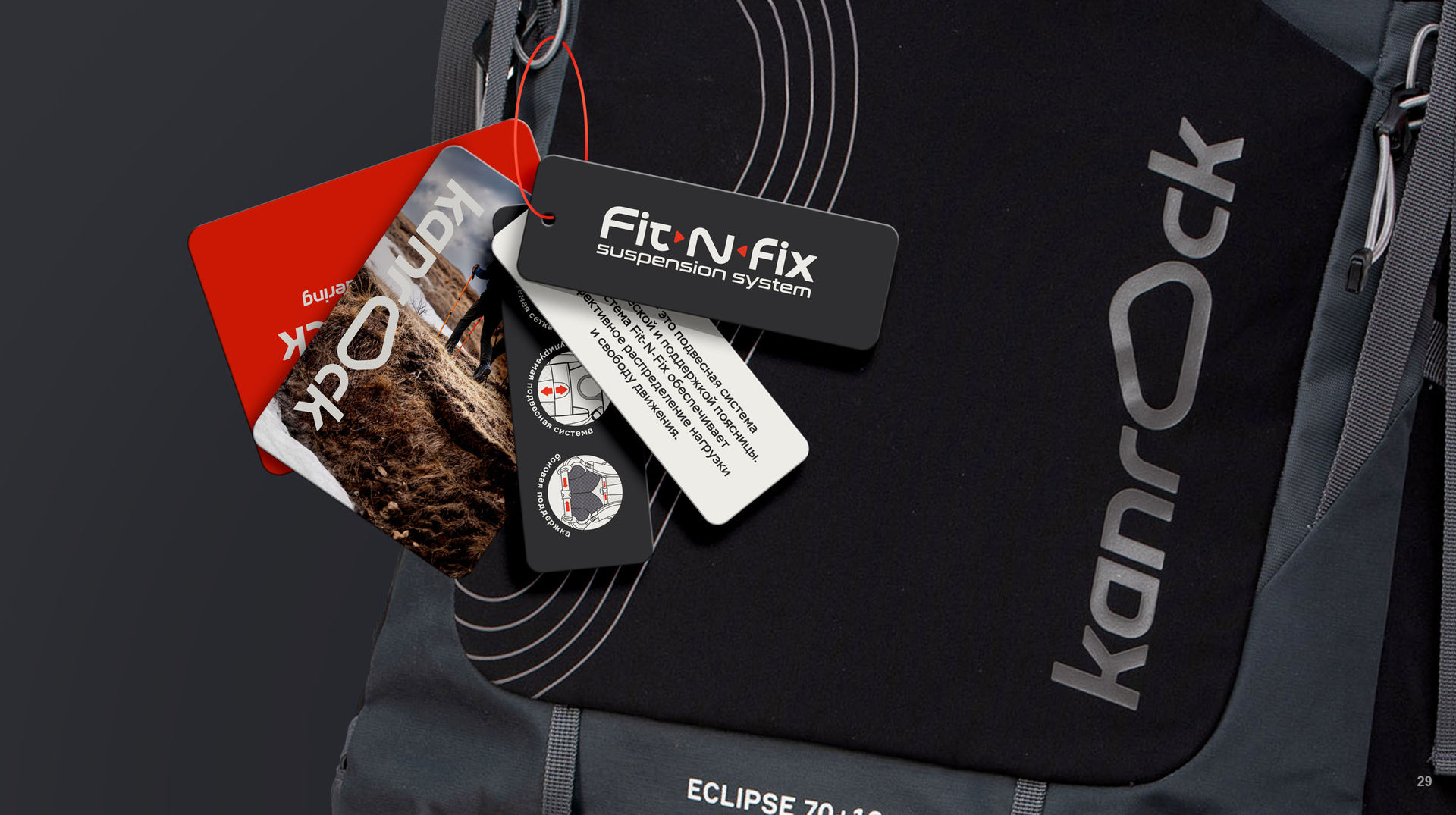 Fit-N-Fix visual identity — premium label for adjustability and secure fixation