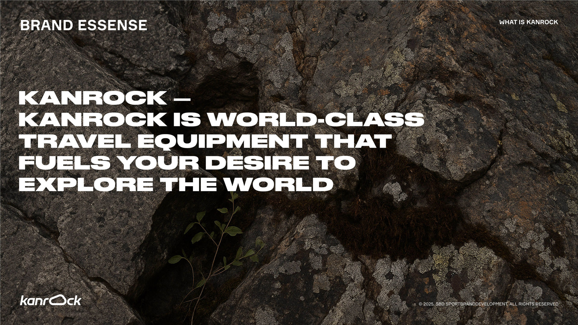 Kanrock brandbook challenge — creating global standards for outdoor gear industry