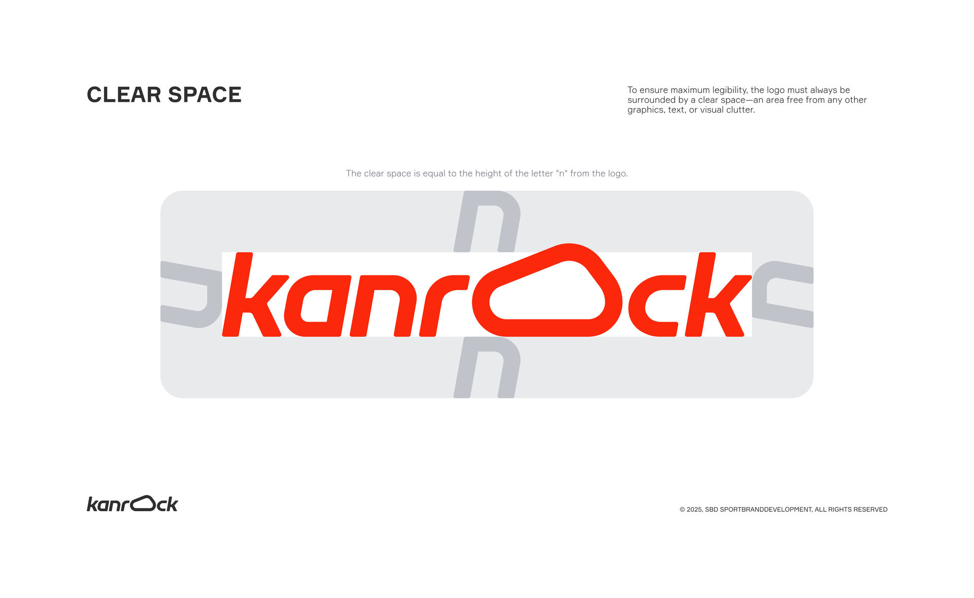 Kanrock visual identity system — logo, colors, typography application rules