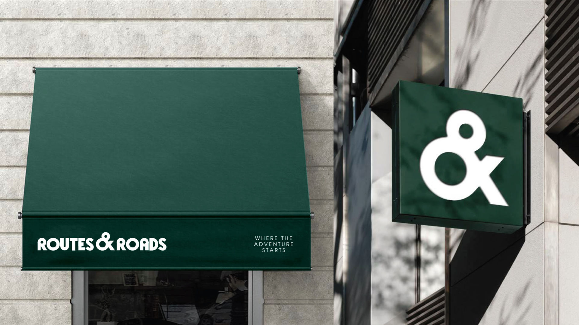 Routes&Roads French sports retail hero — cycling and outdoor premium positioning