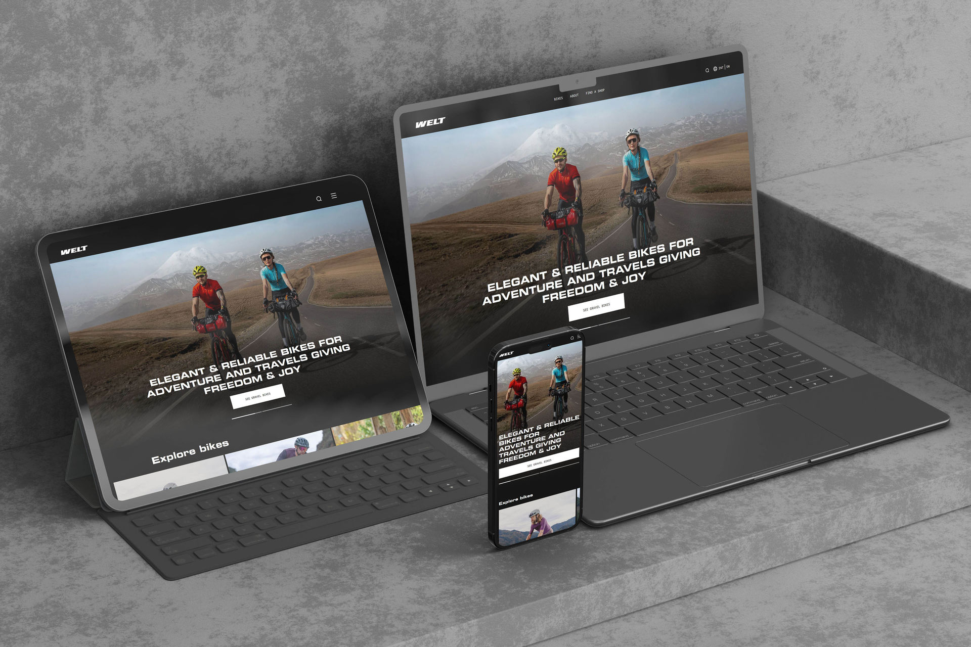 WELT website challenge — modern digital presence for European cycling brand expansion